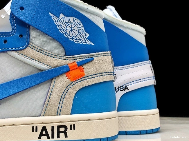 Blue AQ0818-148 1 UNC Air Off-White Powder Jordan 0617